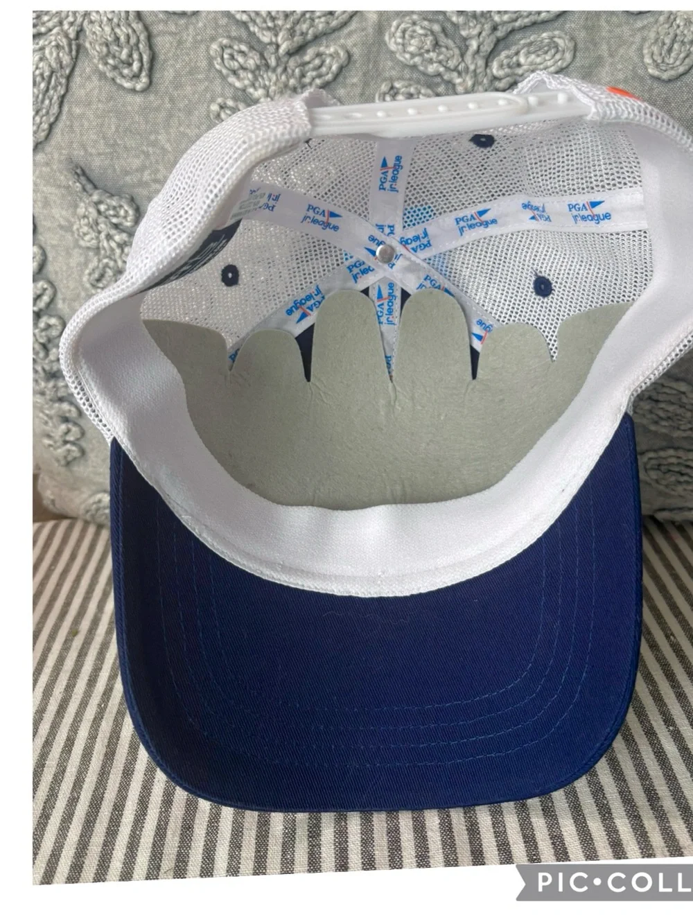 PGA Jr League Youth Golf Trucker Hat Navy White Snapback NEW